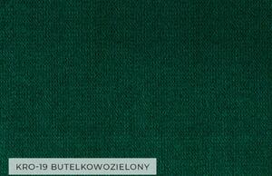 Zelená sametová rohová rozkládací pohovka Miuform Lofty Lilly 236 cm, pravá