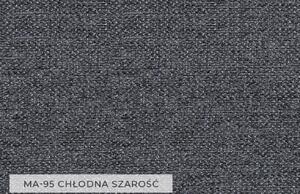 Tmavě šedá čalouněná rohová rozkládací pohovka do "U" Miuform Sweet Harmony 321 cm, levá
