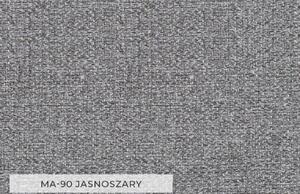 Světle šedá čalouněná rohová rozkládací pohovka Miuform Sweet Harmony 228 cm, levá