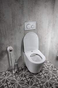 Sapho PACO závěsná WC mísa, Rimless, 36x53 cm, bílá PZ1012WR