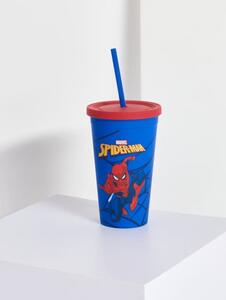 Sinsay - Znovu použitelný hrnek s brčkem Spider-Man - vícebarevná