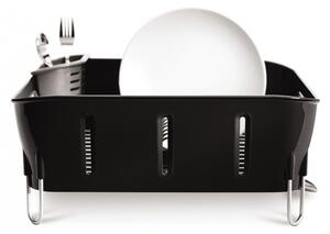Odkapávač na nádobí Simplehuman - Compact, černý plast