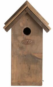 Esschert Design ESSCHERT DESIGN Dřevěná Budka "BEST FOR BIRDS" antik - Sýkora koňadra 32 cm
