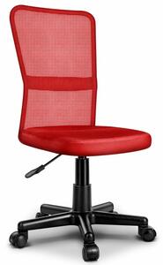 Tresko Dětská otočná židle Červená