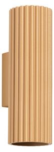 Nástěnné svítidlo Karbon, 1x zlaté kovové stínítko, (20 cm)