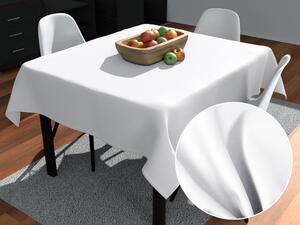Biante Čtvercový bavlněný saténový ubrus ST-020 Bílý 120x120 cm