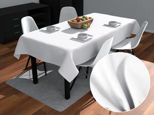 Biante Obdélníkový bavlněný saténový ubrus ST-020 Bílý 50x100 cm