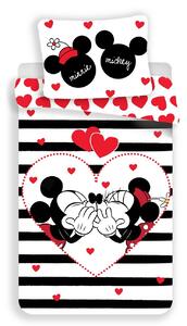 Jerry Fabrics - bavlněné povlečení 140x200 + 70x90 - Minnie a Mickey