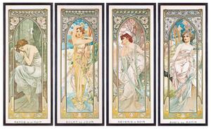 Obrazová reprodukce The Times of the Day (1899), Alfons Mucha