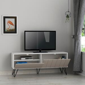 TV stolek PICADILLY bílá/světlá mocha