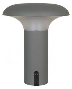 Stolní LED lampa Ramsey, šedá/matná, Ø17×21 cm – House Nordic