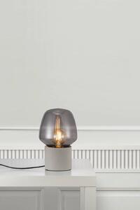 Nordlux Christina (světle šedá, kouřové sklo) Stolní lampy beton, sklo IP20 48905011