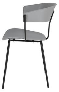 Židle Laugar šedá/černá