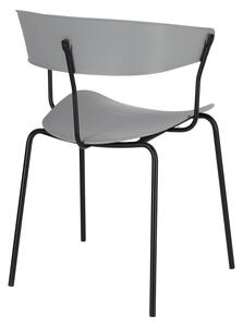 Židle Laugar šedá/černá