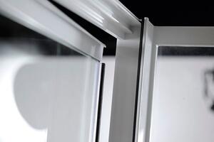 Aqualine AMICO sprchové dveře výklopné 740-820x1850 mm, čiré sklo G70
