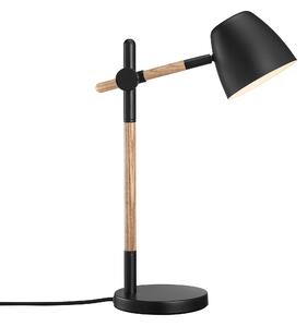 Nordlux Theo (černá) Stolní lampy kov, dřevo IP20 2112645003