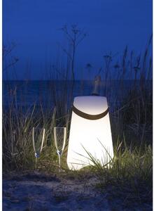 Stolní LED lampa Bristol s popruhem, bílá, 25×25×37,5 cm – House Nordic
