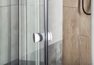 Aqualine, AMICO sprchové dveře výklopné 820-1000x1850mm, čiré sklo, G80