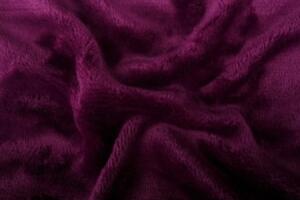Prostěradla mikroflanel - tmavě fialová - 180 x 200