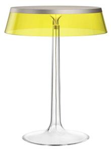 Flos - Bon Jour T Stolní Lampa Matte Chrome/Yellow - Lampemesteren