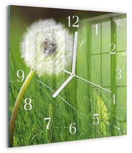 Skleněné hodiny Pampeliška zskb-30x30-00080469