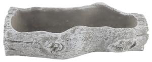 Betonový květináč ve tvaru kmene 23x10x6,5cm
