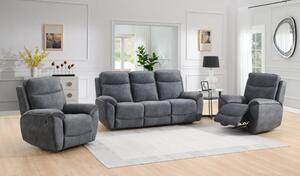 Relaxační sedací souprava Caster 3+1+1 šedá - FALCO