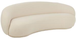 J-line Bílá čalouněná pohovka Polar 234 cm