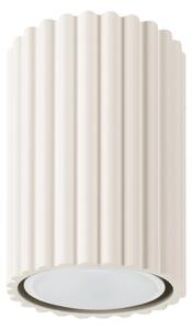 Stropní svítidlo Karbon, 1x béžové kovové stínítko, (10 cm)