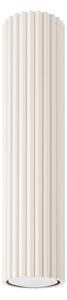 Stropní svítidlo Karbon, 1x béžové kovové stínítko, (30 cm)