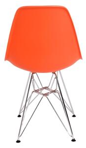 Židle PC016 PP oranžová