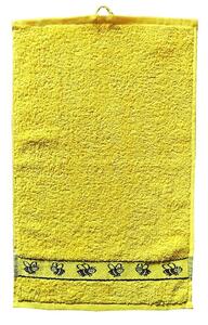 Dětský ručník Kids 30x50 - yellow