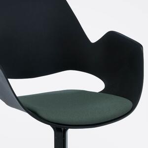 Zelená látková konferenční židle HOUE Falk II