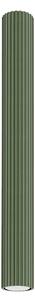 Stropní svítidlo Karbon, 1x olivově zelené kovové stínítko, (60 cm)