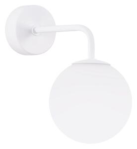 Nástěnné svítidlo Astral, 1x bílé skleněné stínítko, w