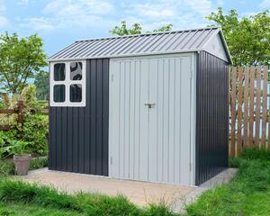 Zahradní domek BestBerg ZCH-4AB / 4,5 m² / 259 x 172 x 222 cm / šedá/bílá