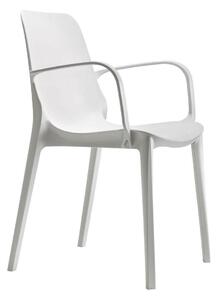 Židle Ginevra s područkami bílá