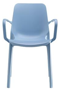 Židle Ginevra s područkami modrá