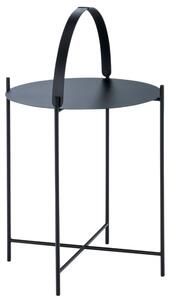 Černý kovový odkládací stolek HOUE Edge 46 cm