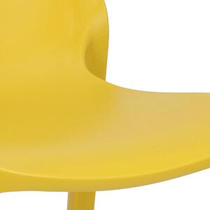 Židle Ginevra žlutá