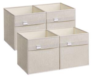 Set stohovatelných boxů ROB230W04 (4 ks)