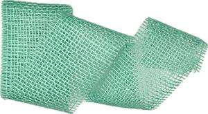 Stuha jutová JUTA SKY FROST pastelově modrá 70mm x 2m (25,-Kč/m)