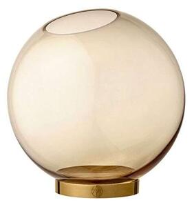 AYTM - Globe vase w. stand Ø10 Amber/GoldAYTM - Lampemesteren