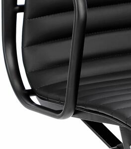 Kancelářská židle CH1171T-B černá kůže, černá