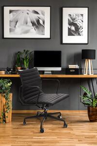 Kancelářská židle CH1171T-B černá kůže, černá