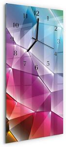 Skleněné hodiny vertikální 3D vzor zsppc-30x60-00057995