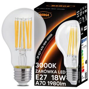 SADA 6x LED žárovka E27 18W 1980lm 3000K - teplá bílá