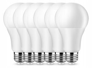 SADA 6x LED žárovka E27 12W - studená bílá