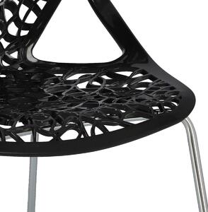 Židle Cepelia inspirovaná designem Caprice černá