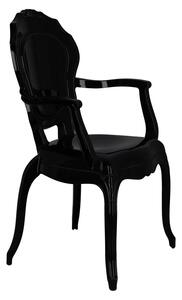 Židle Queen Arm černá